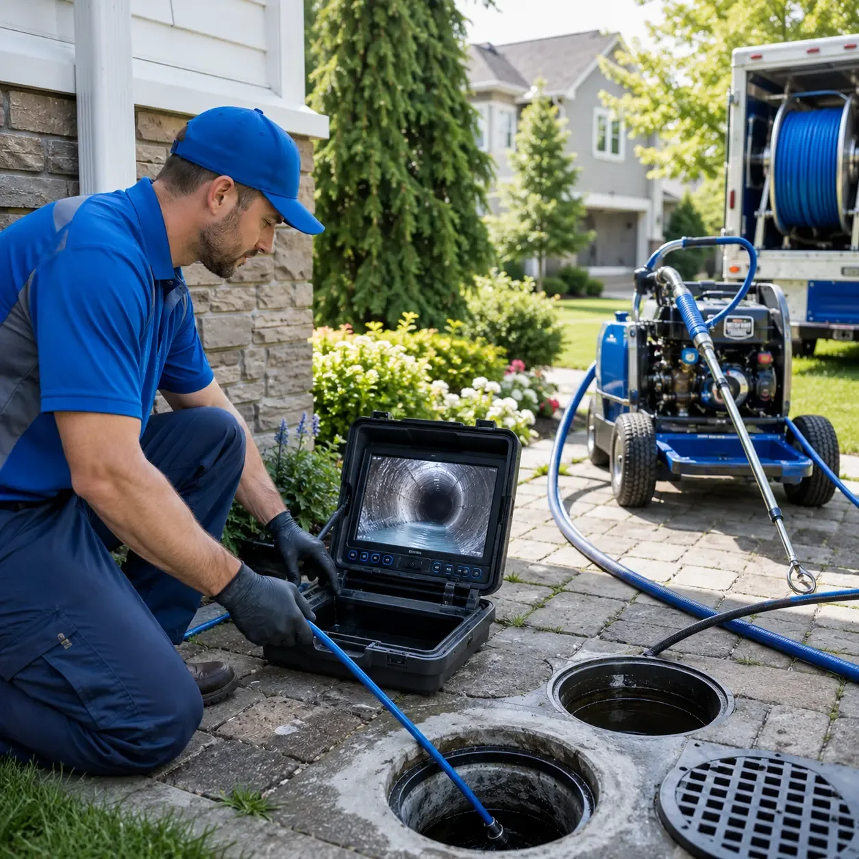 Outdoor drain cleaning professionals serving Irving, IL